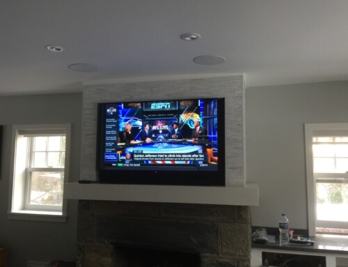 TV Installation Over Fireplace