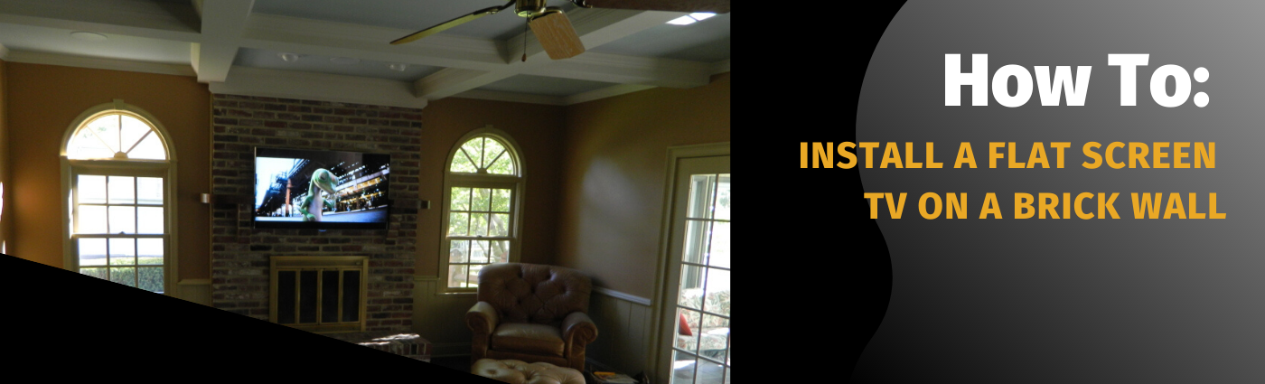 install flat screen tv on wall