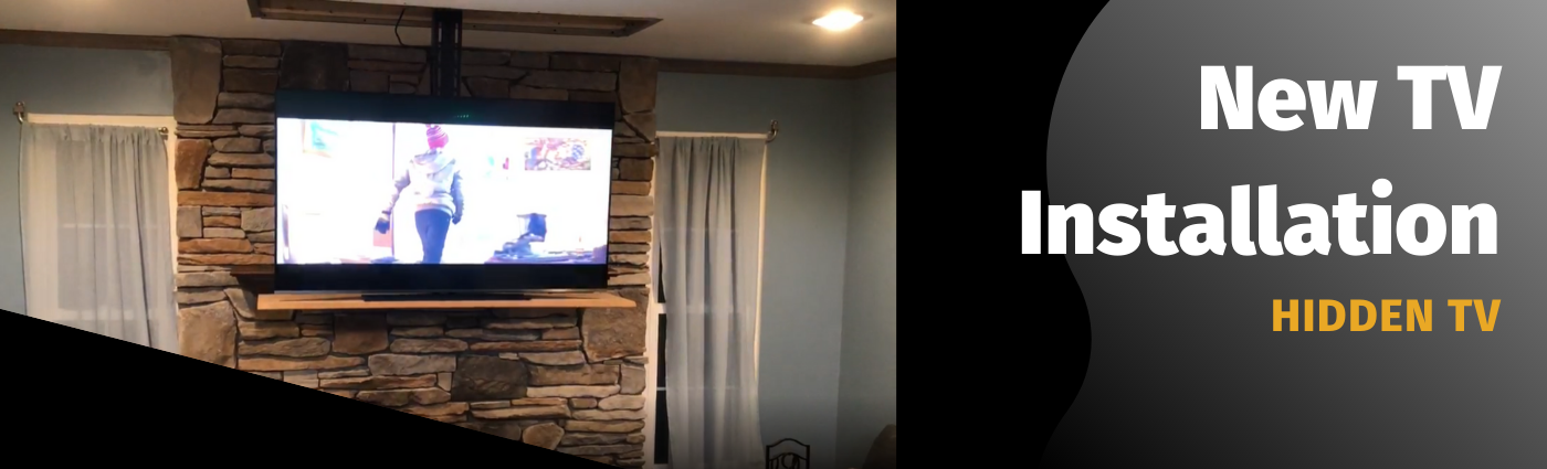 Hidden Tv Installation Bucks County Pa Ceiling Tv Drop Down